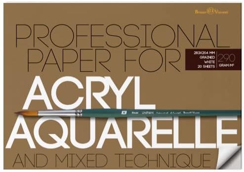 BRUNO VİSCONTİ SULUBOYA VE AKRİLİK RESİM KAĞIDI, DOSYALI. (millimeters, 283x204)