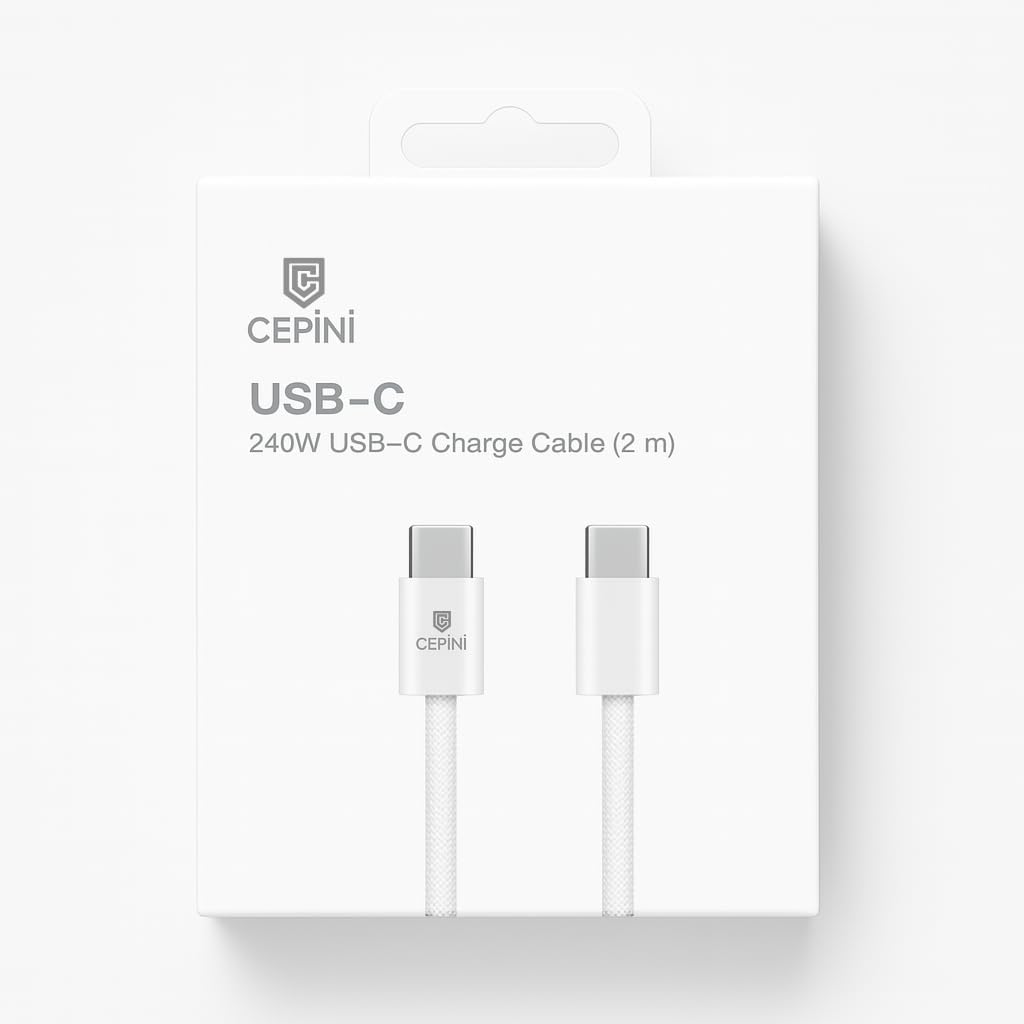 240 W USB-C Hızlı Şarj Kablosu Premium Uzun (2m) ​​​​​​​