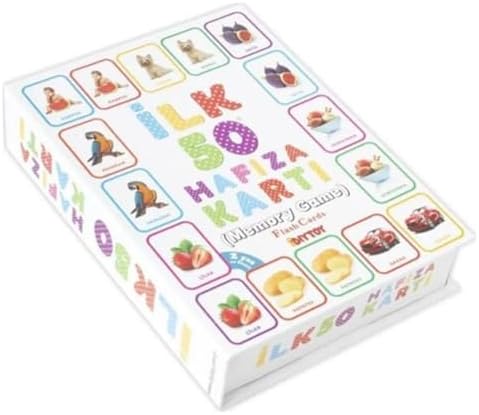 Oyuncak Minik Bebeğimin İlk 50 Hafıza Kartları Zeka Kartı Kart Eğitici El Göz Koordinasyonu