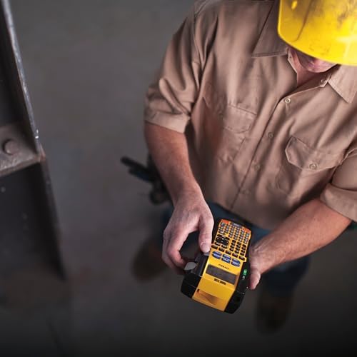 DYMO Rhinopro 5200 Elde Taşınır Endüstriyel Etiketleme Makinesi - 6/9/12/19 Mm Rhino Şeritlerle Uyumlu Kullanım