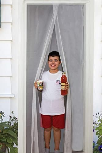 205 X 105 Cm Mıknatıslı Kapı Sinekliği Sinek Sivrisinek Kovucu Tül Sineklik 1410 V2