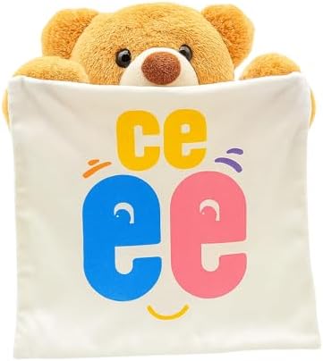 CE‑EE Ayıcık – 40 cm İnteraktif Sesli Peluş Oyuncak | Yumuşak & Dayanıklı, Kolay Temizlenebilir