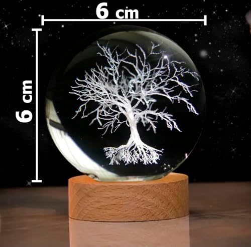 Cam Küre Işıklı Göz Yormayan Motifli Masaüstü Aydınlatma Gece Lambası Dekoratif Çocuk Odası Salon Yatak Odası Lamba 6cm x 6cm