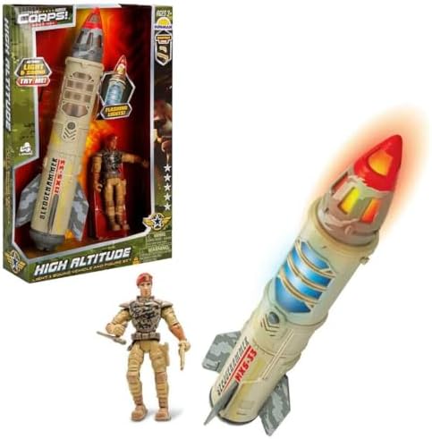 Sesli ve Işıklı The Corps Altitude Askeri Oyun Seti - Roket