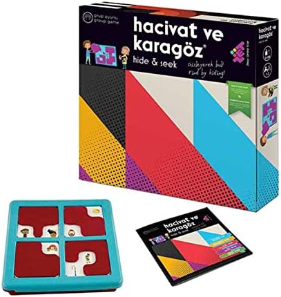 Zet Zeka HACİVAT ve KARAGÖZ Hide & Find Oyunu 3+ Yaş 1+ Oyuncu