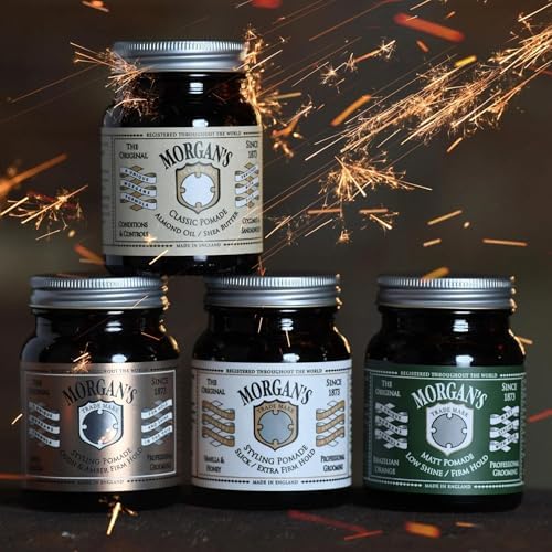 Morgan's Pomade Oudh & Amber Firm Hold Pomade (Gold label) Şekillendirici Pomat 100gr