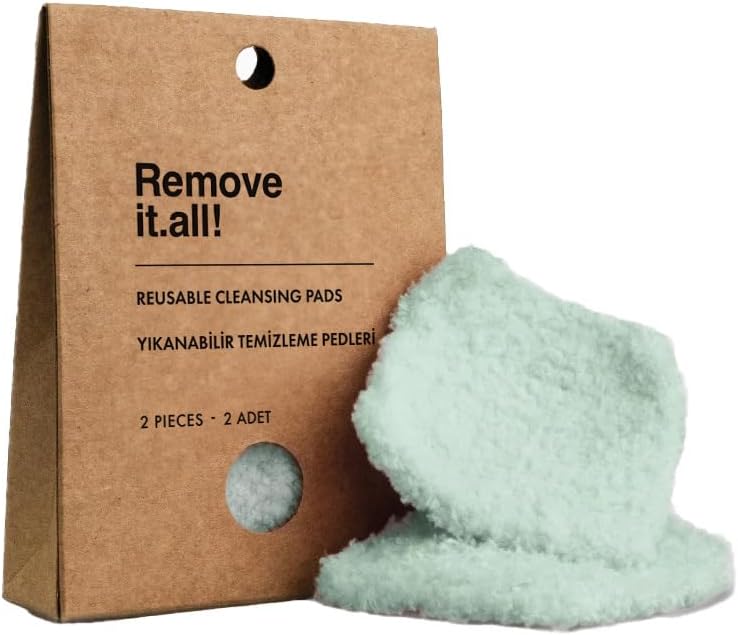Görkito Remove it.all! Yıkanabilir Temizleme Pedleri 2 Adet Reusable Cleansing Pads 2 Pieces