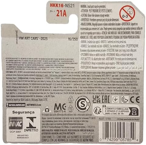 - 70s Van - HW Art 2/10 - HKK16 - Short Card - Metal Flake Navy Blue - Mattel 2023