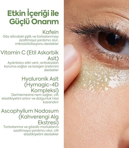 CLASYCARE Radiant Göz Çevresi Serumu – Kafein Göz Serumu – Hyaluronik Asit ve C Vitamini ile Göz Altı Morlukları, Şişlik ve İnce Çizgilere Karşı Etkili – Tüm Cilt Tipleri İçin, 50 ml