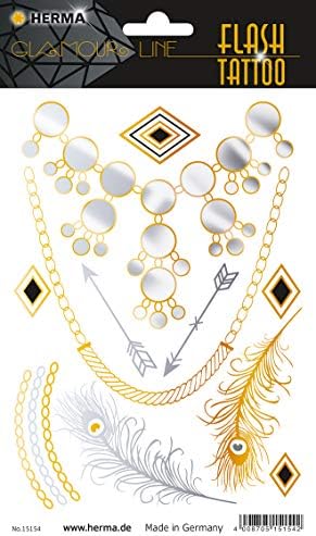 Herma Glamour Line Flash Tattoo Elmas