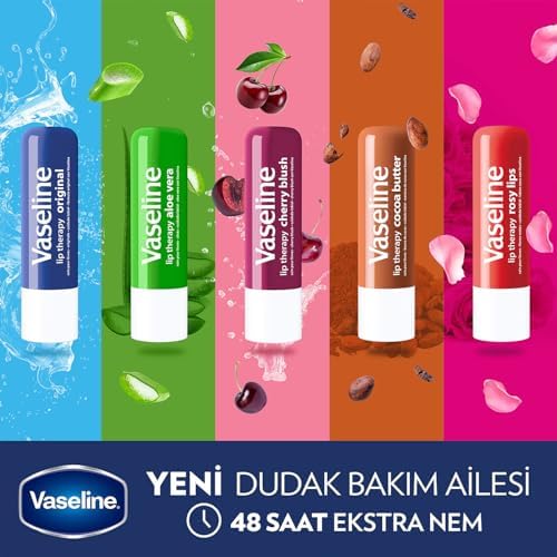 Vaseline Lip Therapy Dudak Bakım Kremi Original 4.8 gr