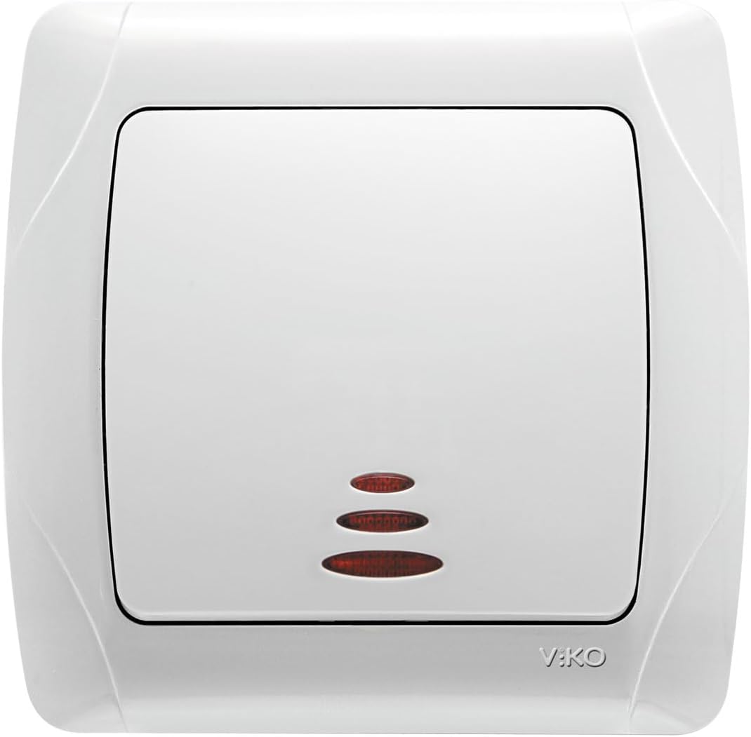 Carmen Beyaz Işıklı Anahtar Çabuk Bağlantı