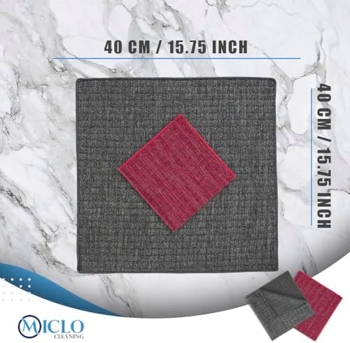 | İnatçı Leke Zorkir Ovalama Bezi - Simli, Telli Bez (ÇİZMEZ) 40x40 Kare Desen | x2 Adet