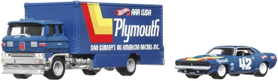 Premium Car Culture Transport FLF56-HRV38 '70 Plymouth AAR Cuda & Sakura Sprinter