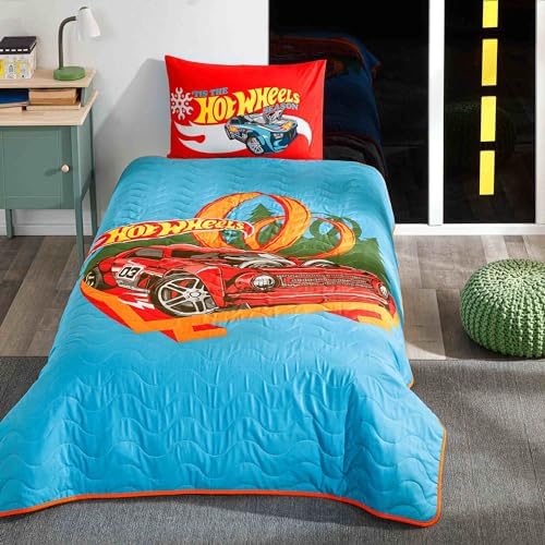 Çizgi Film Karakteri Pamuk-Polyester Karışım Yatak Örtüsü Seti, Çok Renkli, Küçük Tek Kişilik