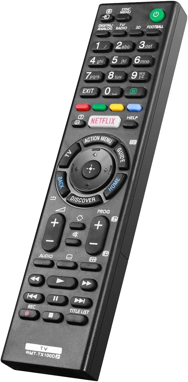 SONY Bravia Smart TV için Uygun Netflix Düğmeli Yeni Uzaktan Kumanda - Kurulum Gerektirmez RMT-TX100D RMT-TX200E RMT-TX101J RMT-TX102U RMT-TX102D