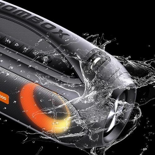 DS152 36W Kablosuz Bluetooth 5.1 Hoparlör - RGB Aydınlatmalı IPX5 Suya Dayanıklı BT/AUX/USB Girişli TWS Boombox Taşınabilir Hoparlör