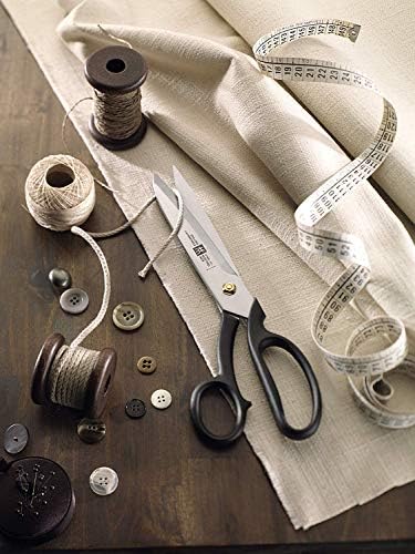 Superfection Klasik terzi makası, kumaş makası, uzunluk: 21 cm, özel paslanmaz çelik/plastik, siyah, 210 mm