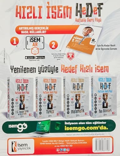 2024 Farklı İsem 8. Sınıf Türkçe Soru Bankası