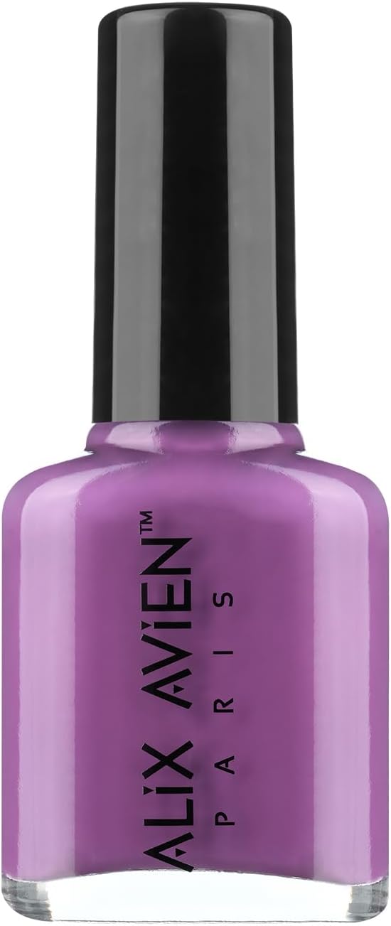 ALIX AVIEN Mor Oje 76 - Yüksek Pigmentli Uzun Süreli Kalıcılık Hızlı Kuruma - Nail Lacquer 76