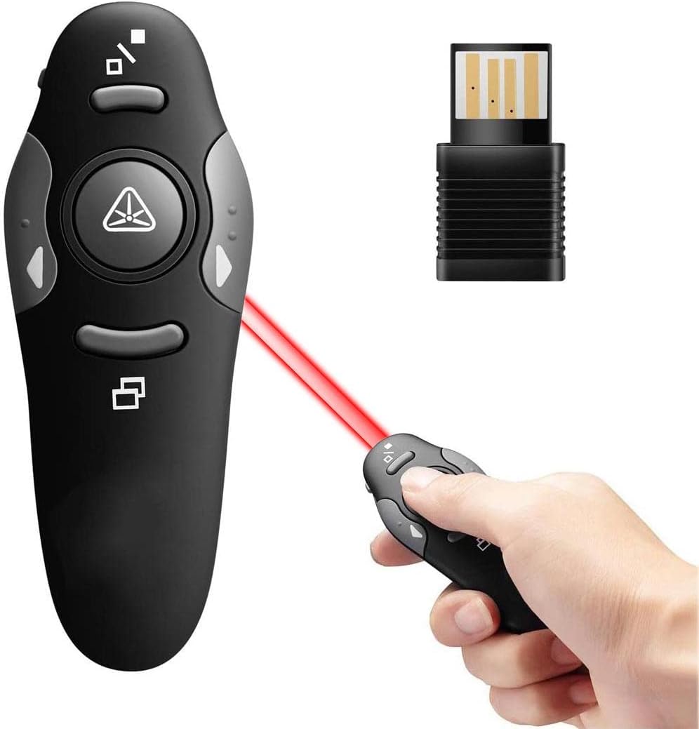 AN-77 Powerpoint Kablosuz Sunum Kumandası Işıklı