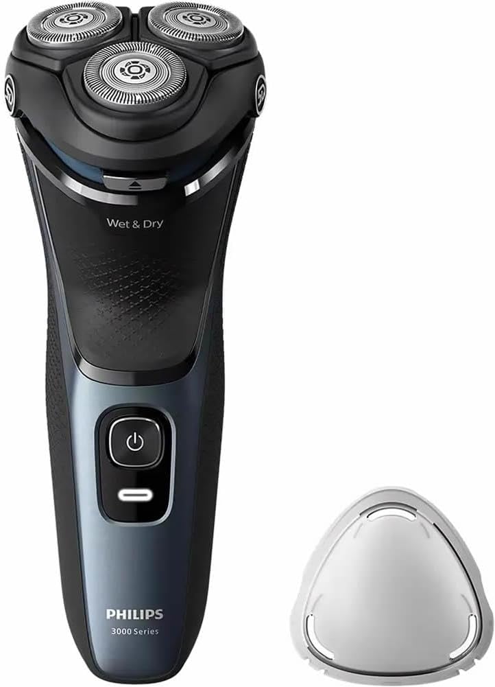 Philips 3000 Serisi Tıraş Makinesi, Islak ve Kuru Kullanım, 5D Esnek Başlık, PowerCut Bıçaklar, Hassas Ciltler İçin, S3144/00