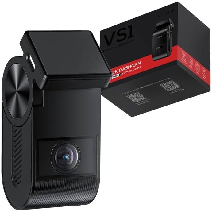 VS1 2K QHD HDR Starvis 2 Sensörlü Wi-Fi GPS'li Mini Araç Kamerası