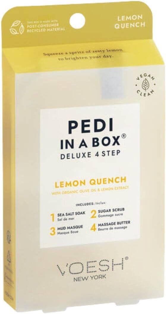 VOESH Pedi In A Box Deluxe 4 Adımlı Pedikür Seti Limon