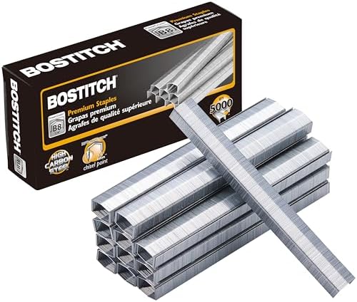 B8 PowerCrown 0,25 inç Zımba Ucu, 5.000 Zımba Paketi (STCRP21151/4), Gümüş