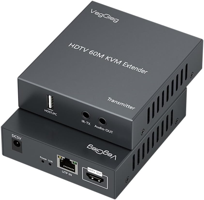 1080P Full HD 60Hz HDMI KVM Extender 60 Metre CAT5E/6 HDMI Menzil Genişletici Uzatıcı