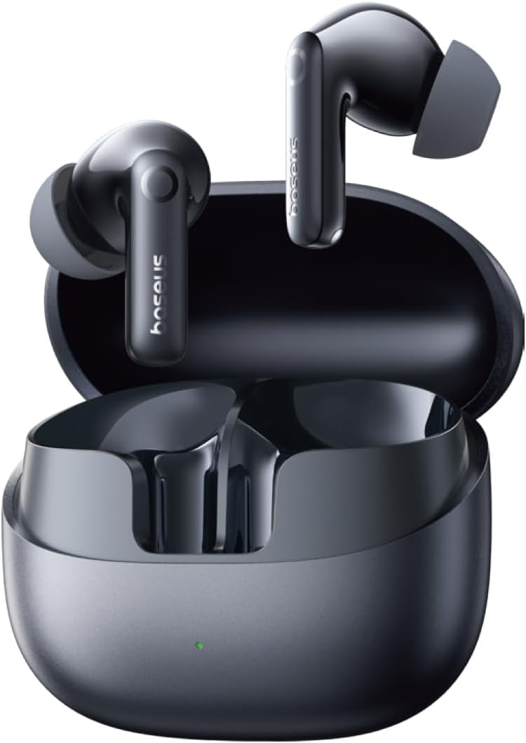 BP1 Pro ANC 6 Mikrofon AI Çağrı IP55 55 Saat Kablosuz Kulaklık Siyah