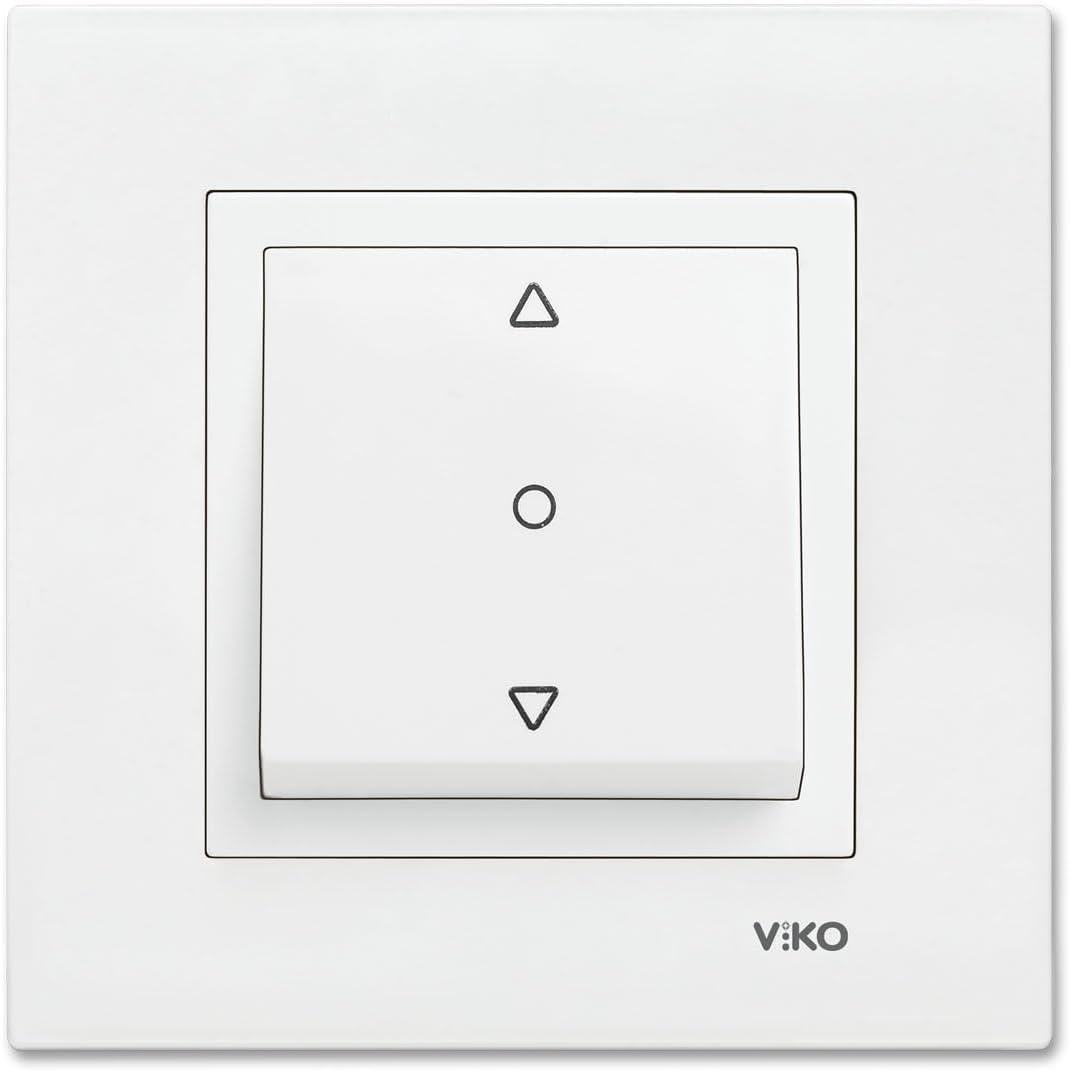 Karre Beyaz Tek Düğmeli Jaluzi