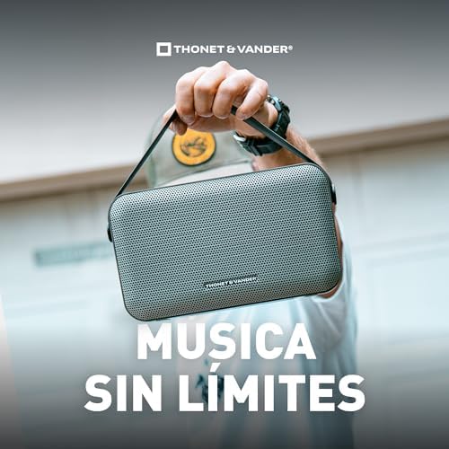 Thonet & Vander Ziegel 30W RMS Taşınabilir Bluetooth TWS 30 Saat Dinleme Süresi Gri Renk