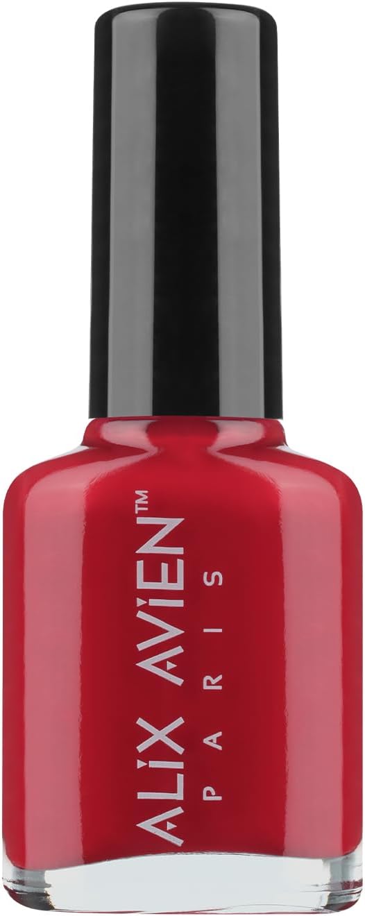 ALIX AVIEN Kırmızı Oje 16 - Yüksek Pigmentli Uzun Süreli Kalıcılık Hızlı Kuruma - Nail Lacquer 16