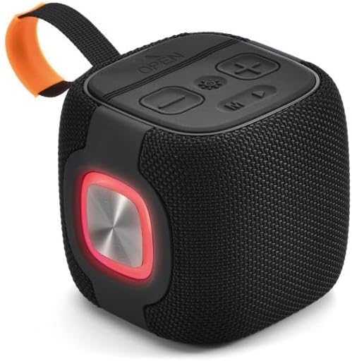 2400mAH Ledli Taşıma Kancalı Bluetooth Hoparlör Siyah BTS-89