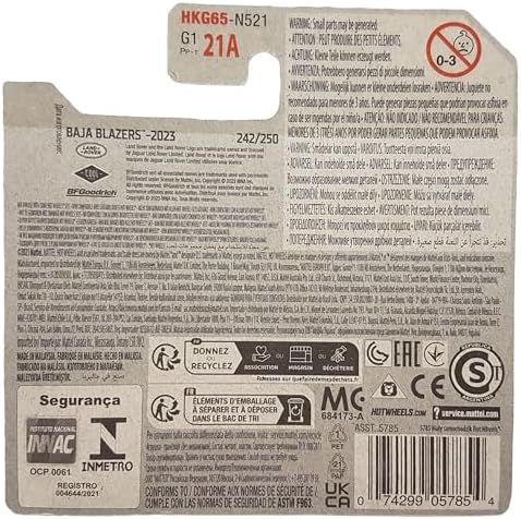 - Land Rover Series II - Baja Blazers 10/10 - HKG65 - Short Card - Track Stars - BFGoodrich - Mattel 2023