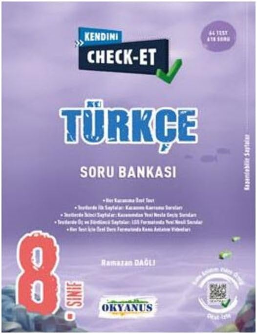 8 Sınıf Kendini Check-Et Türkçe Soru Bankası Okyan