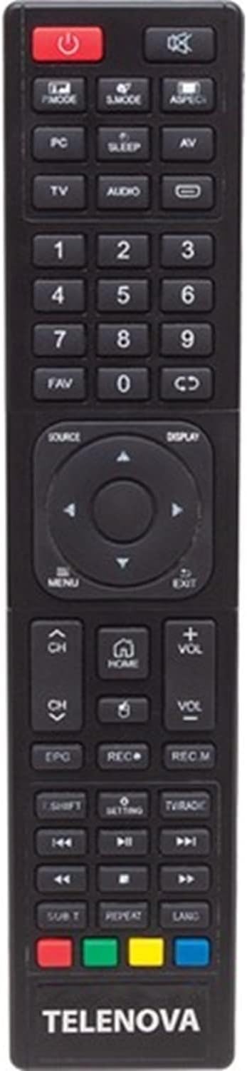 Ronax 50" ve Telenova, 50u9001, 55u9001, 58u9001, 43s8001, 40s8001, 32s8001, 55s8001, 50s8001, 75s8001, 65s8001, 32DN4001, 24DN4001 Led Tv Uyumlu Kumanda