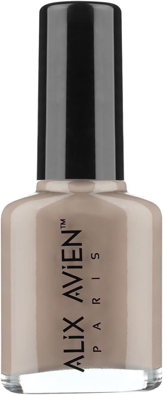 ALIX AVIEN Nude Kahve Oje 87 - Yüksek Pigmentli Uzun Süreli Kalıcılık Hızlı Kuruma - Nail Lacquer 87