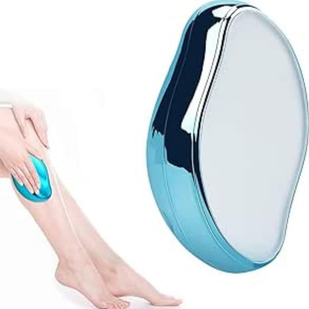 Jouis Acısız Ağrısız Epilasyon Taşı,Tüy dökücü,kadınlar ve erkekler için epilatör, Taşı Ağda Yapılmış Görünümlü Epilatör Taşı Tüm Vücut Kılları,Kristal Epilasyon Aleti, Sihirli Epilasyon Taşı, Tüy Dökücü