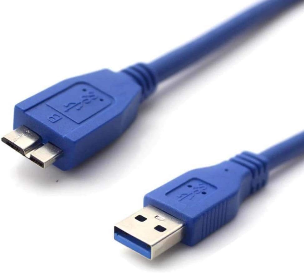 Al-4621 0.5 Metre USB 3.0 HDD Harddisk Kablo Ara Bağlantı Micro Veri Taşınabilir Disk Kablosu, Mavi