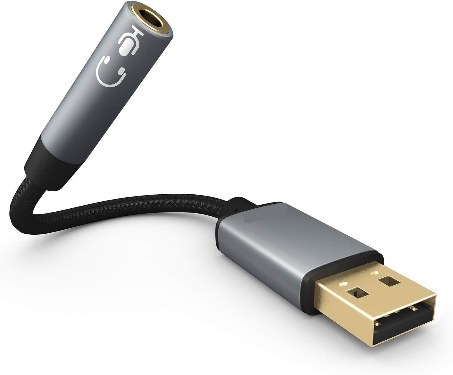 USB 3.5mm adaptörü USB transferi ses kartı AUX HiFi ses uzatma kablosu PC için 3.5mm hoparlör kulaklık kulaklık adaptörü