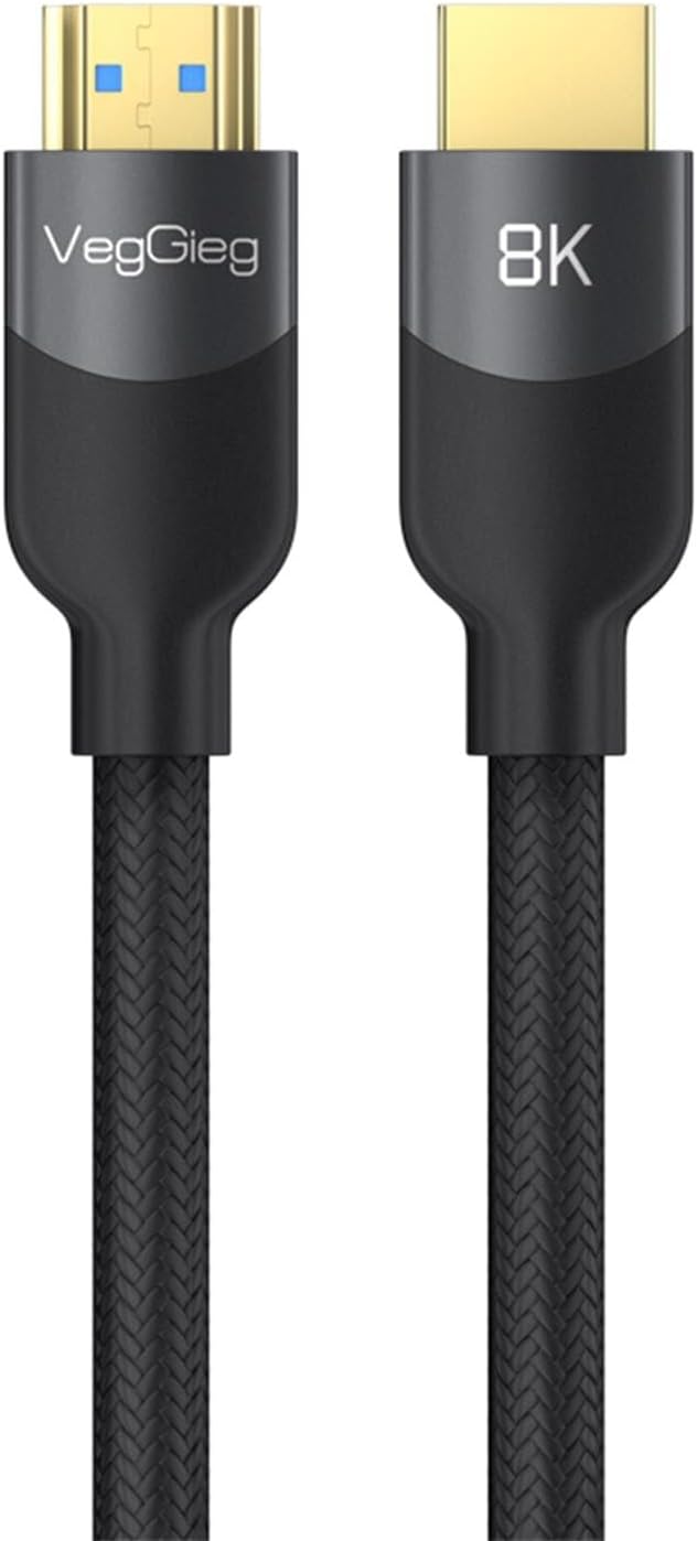 Premium 4K 60Hz HDCP ARC HDR Örgülü HDMI 2.1 Kablo 15 Metre