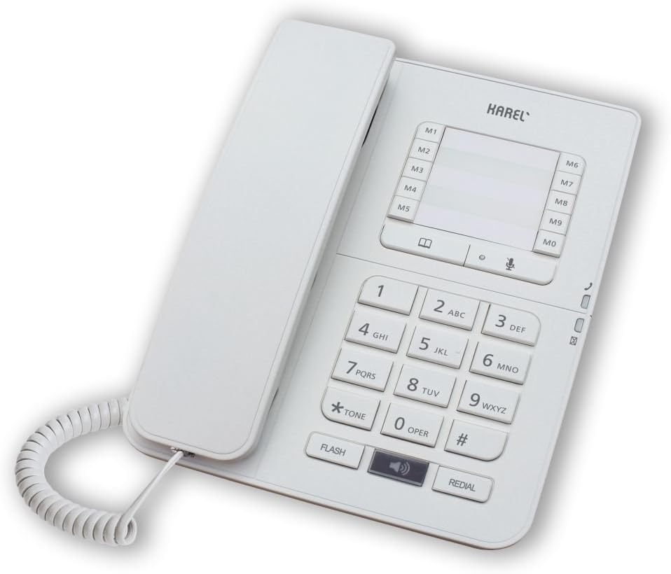 TM142 Krem TM142 Krem Kablolu Telefon Beyaz