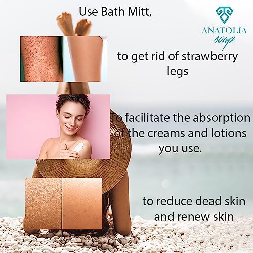 Anatolia Soap 1978 Türk hamamı koleksiyonu Kalın Beyaz Düz Tüm Vücud için Kirlerden ve Lekerden Arındırır.