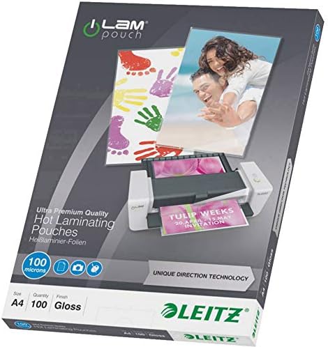 UDT Laminasyon Poşeti, A4, 100 mikron, 100 adet, Şeffaf