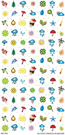 ARTİKEL Mevsimler Tırnak Dövmesi, Tırnak Tattoo, Nail Art, Tırnak Sticker