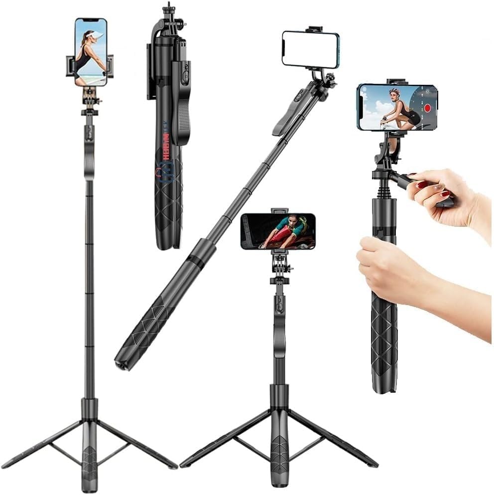 Hp-T09 Çok Amaçlı Selfie Kumandalı 153 Cm Anroid İos Go Pro Uyumlu