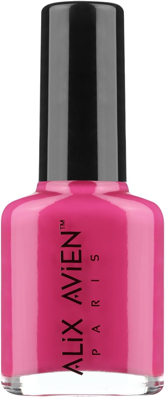 ALIX AVIEN Fuşya Oje 102 - Yüksek Pigmentli Uzun Süreli Kalıcılık Hızlı Kuruma - Nail Lacquer 102