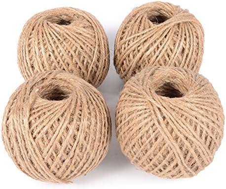 4 Adet 100 Mt. Jüt İpi Kırnap İpi Kendir İpi İpi - Hasır ip Süsleme Hobi El İşi Süsleme Jüt İp - ÜCRETSİZ KARGO